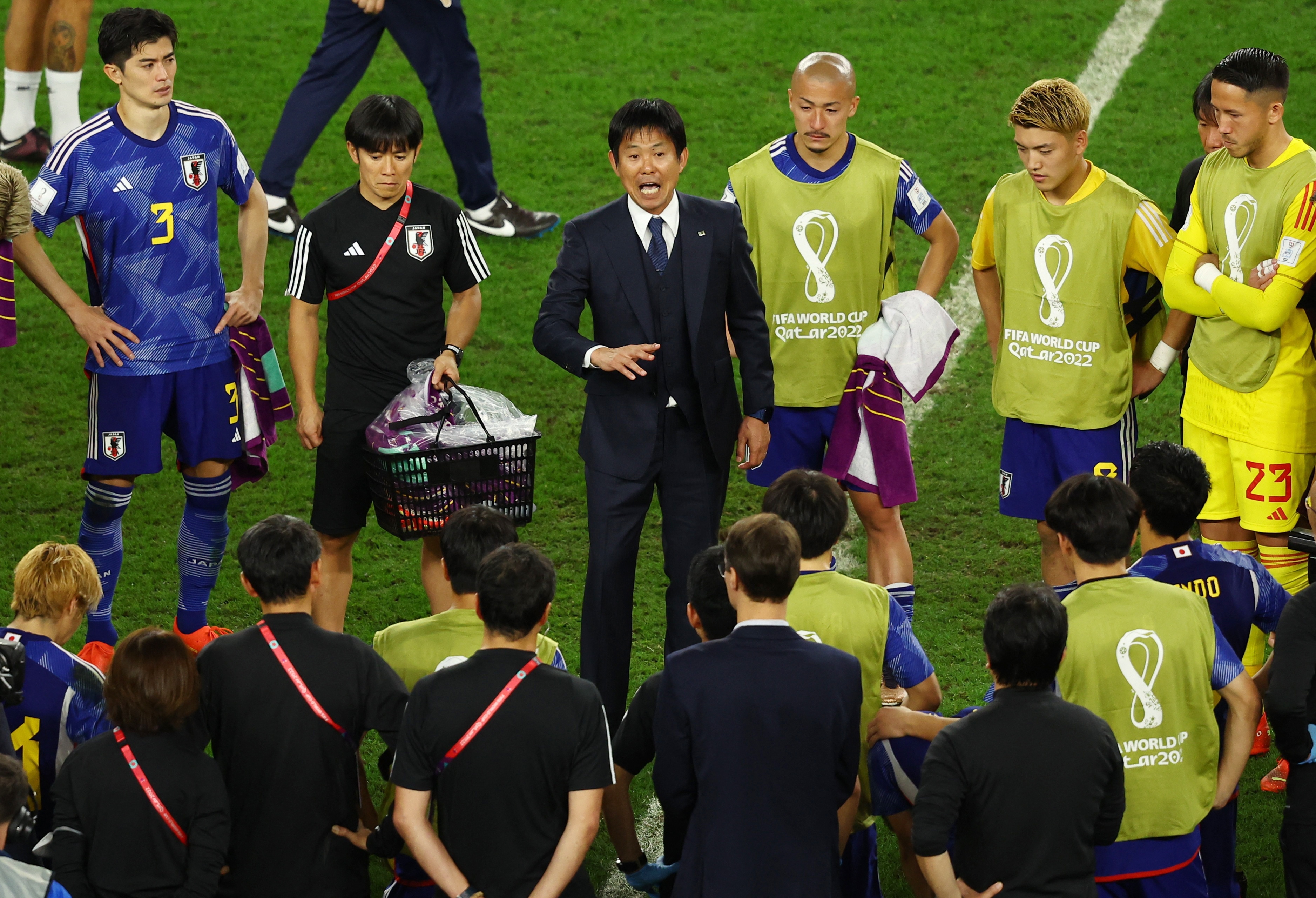 日本足球代表队在比赛中崭露头角